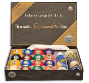 Poolbollar Aramith Tournament Pro Cup Value Pack 57,2 mm